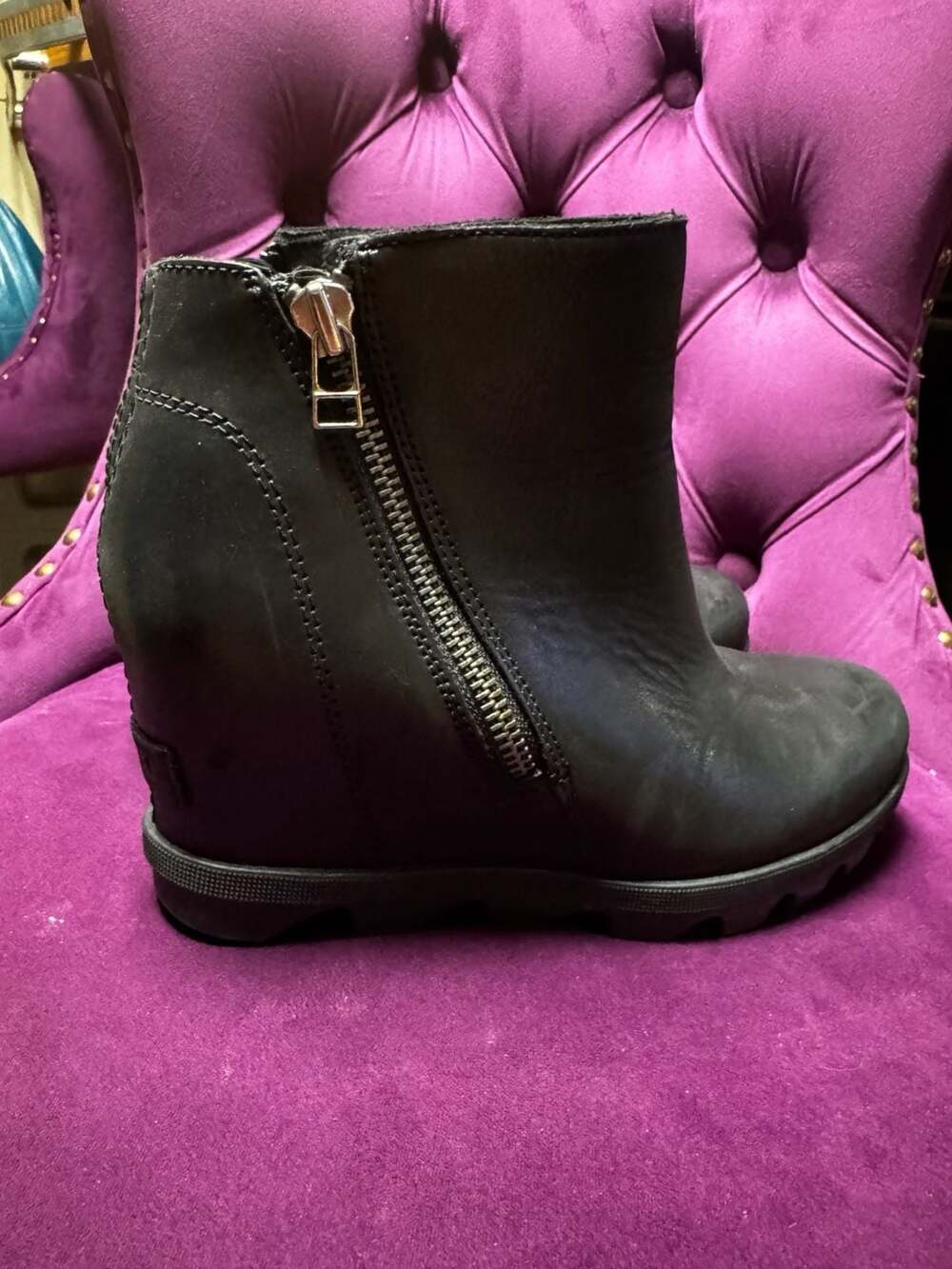 Sorel Joan Rhapsody™ Zip Wedge Boot – The Nines,    size 8 NWOT